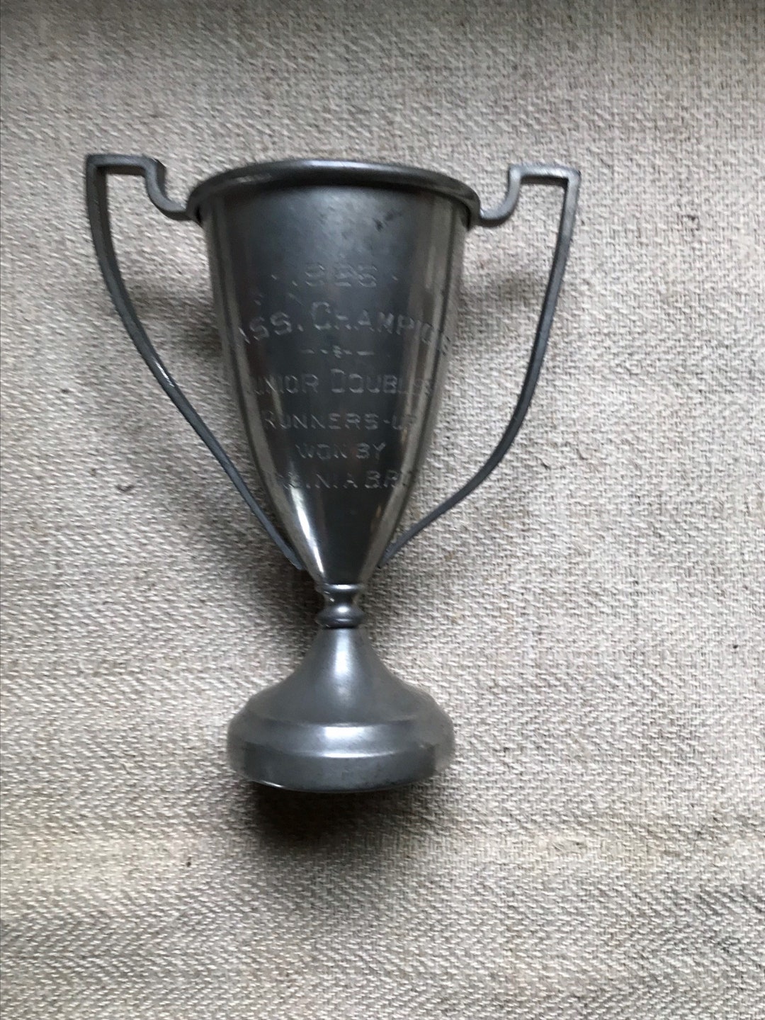 Antique Trophy Cup 1928 Massachusetts Loving Cup Award Sporting Goods