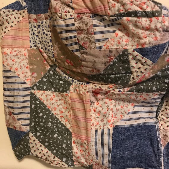 Ralph Lauren Patchwork Top FLAWED Bustier Western… - image 5