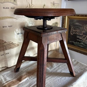 Antique Doctor Stool - Etsy
