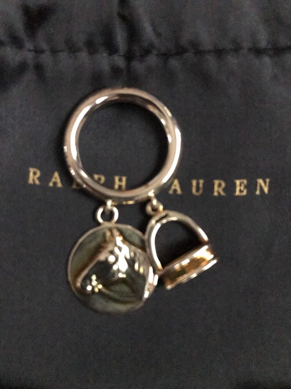 Ralph Lauren Equestrian Ring Dangle Charm Horse St