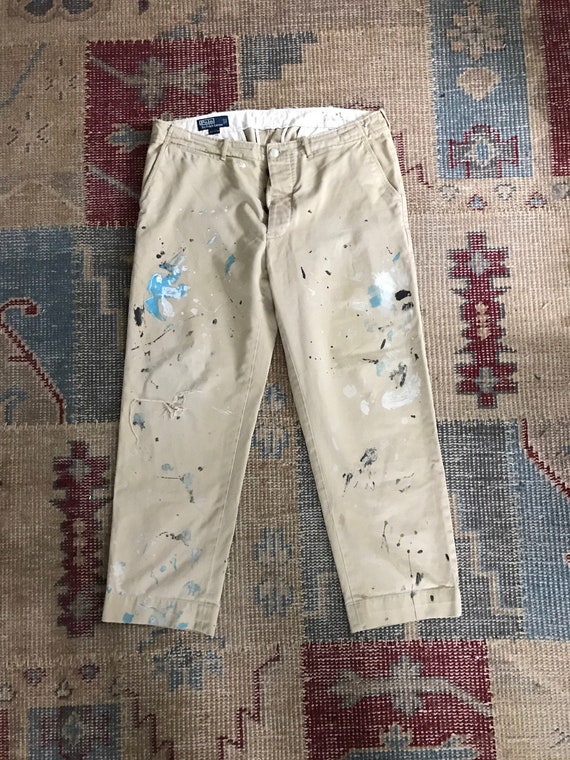 Ralph Lauren Paint Splatter Pants Painters Pants Paint Ralph Lauren Paint Splatter Pants Painters Pants Paint