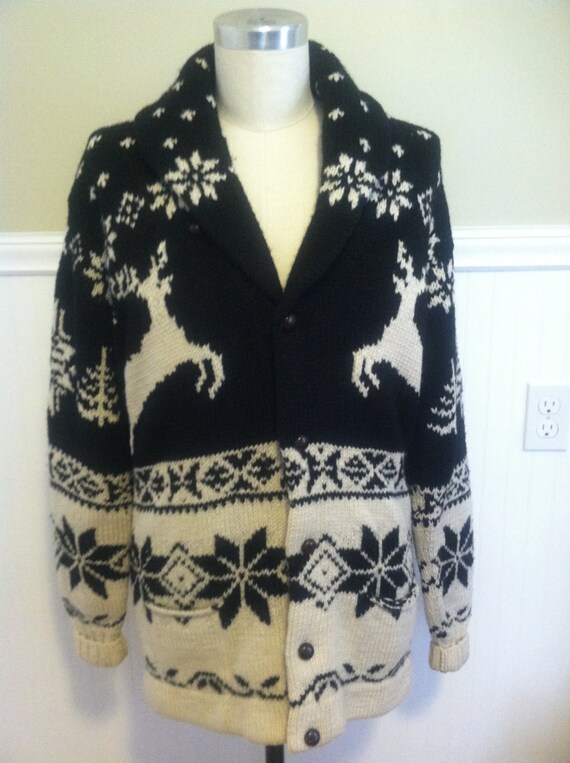 Ralph Lauren Sweater Hand Knit Polo Sweater Reinde