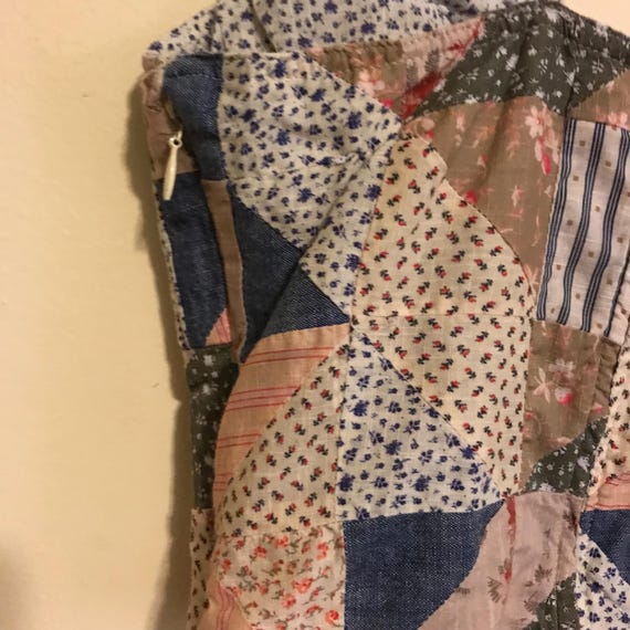 Ralph Lauren Patchwork Top FLAWED Bustier Western… - image 4