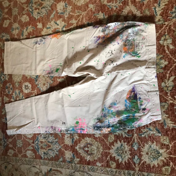 Ralph Lauren Pants Painters Pants Paint Splashed … - image 7