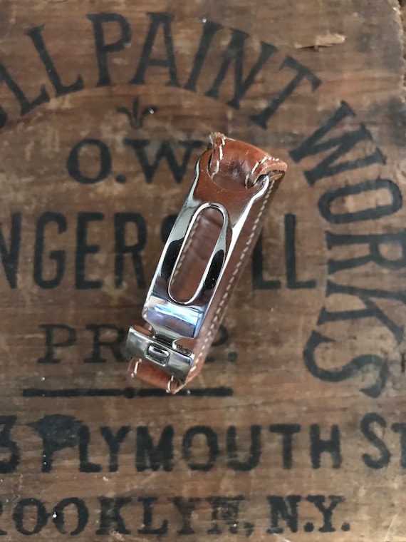 Ralph Lauren Bracelet Sterling Leather Stirrup Equ