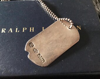 【GW期間発送可】*Vintage* RALPH LAUREN Dog Tag GW期間発送可】*Vintage* RALPH LAUREN Dog Tag - メルカリ