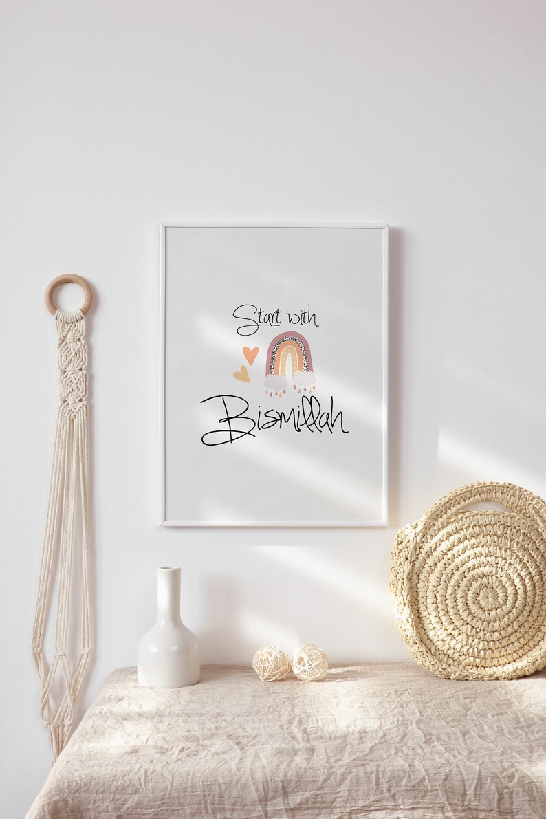 Zikr Islamic Nursery Art Islamic Home Decor Islamic Wall - Etsy