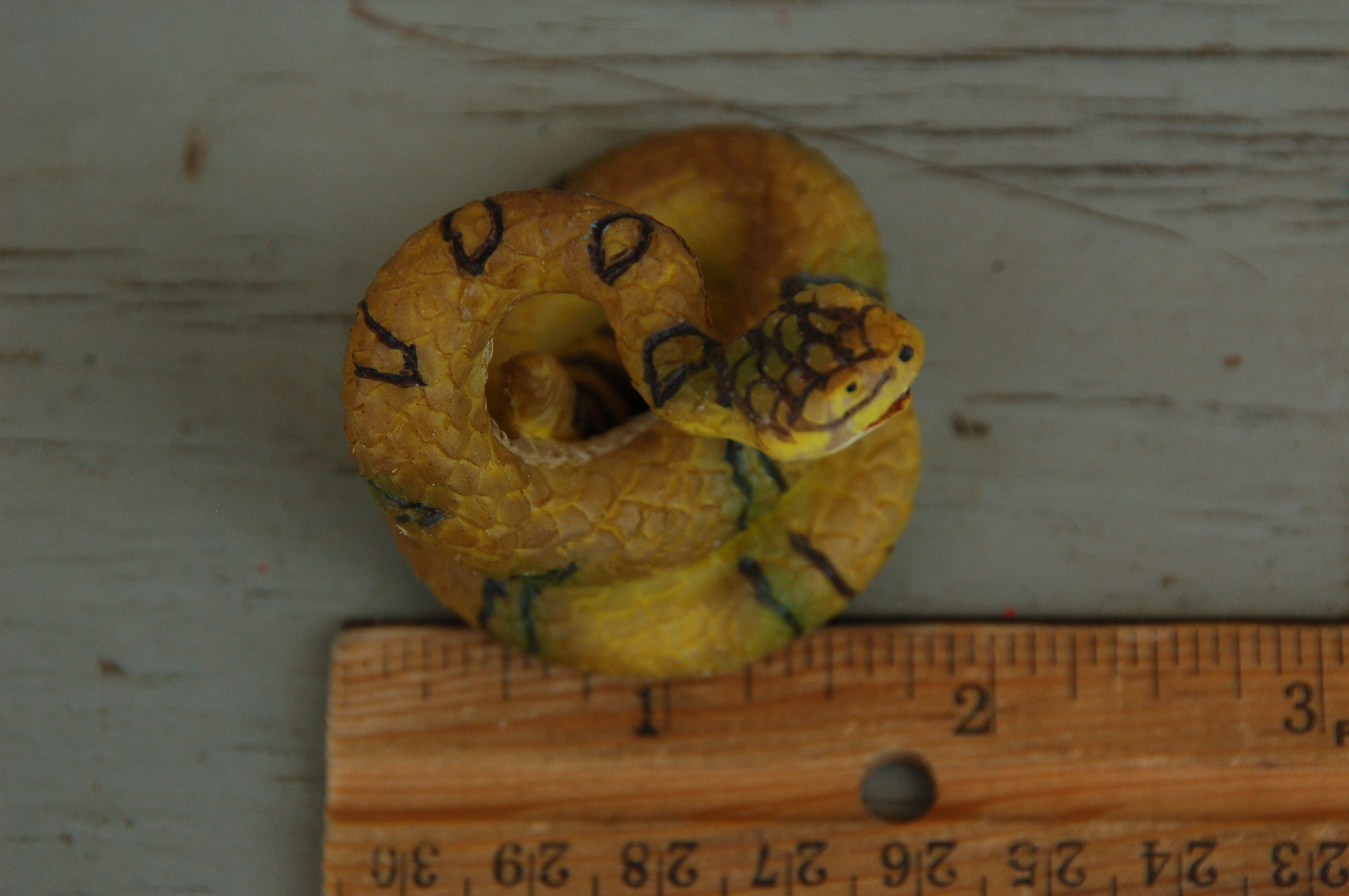 Vintage Resin Snake Figurine Home Decor Collectible Etsy