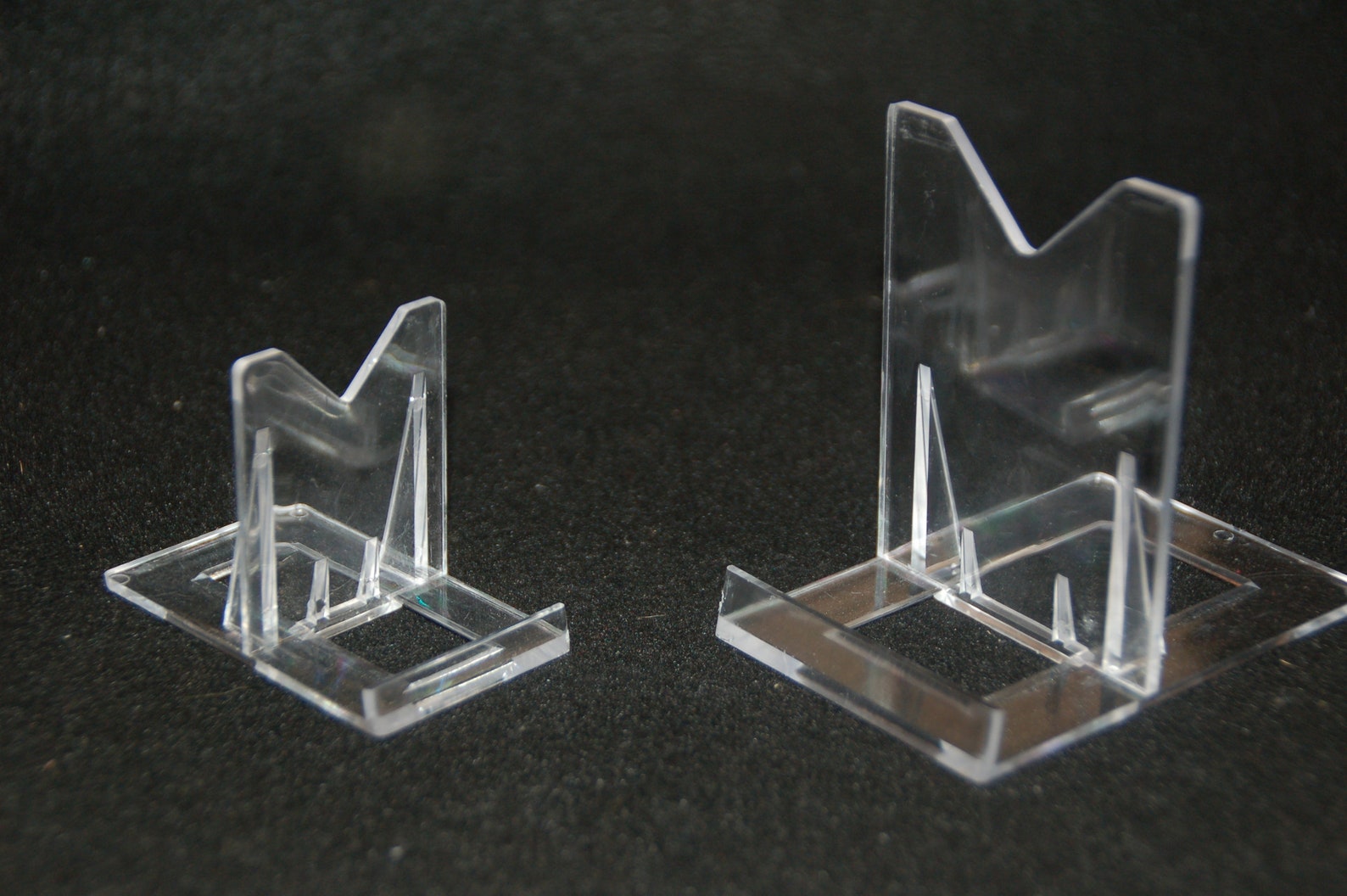 Adjustable 2 Piece Acrylic Easel Display Stand 2 Sizes Etsy