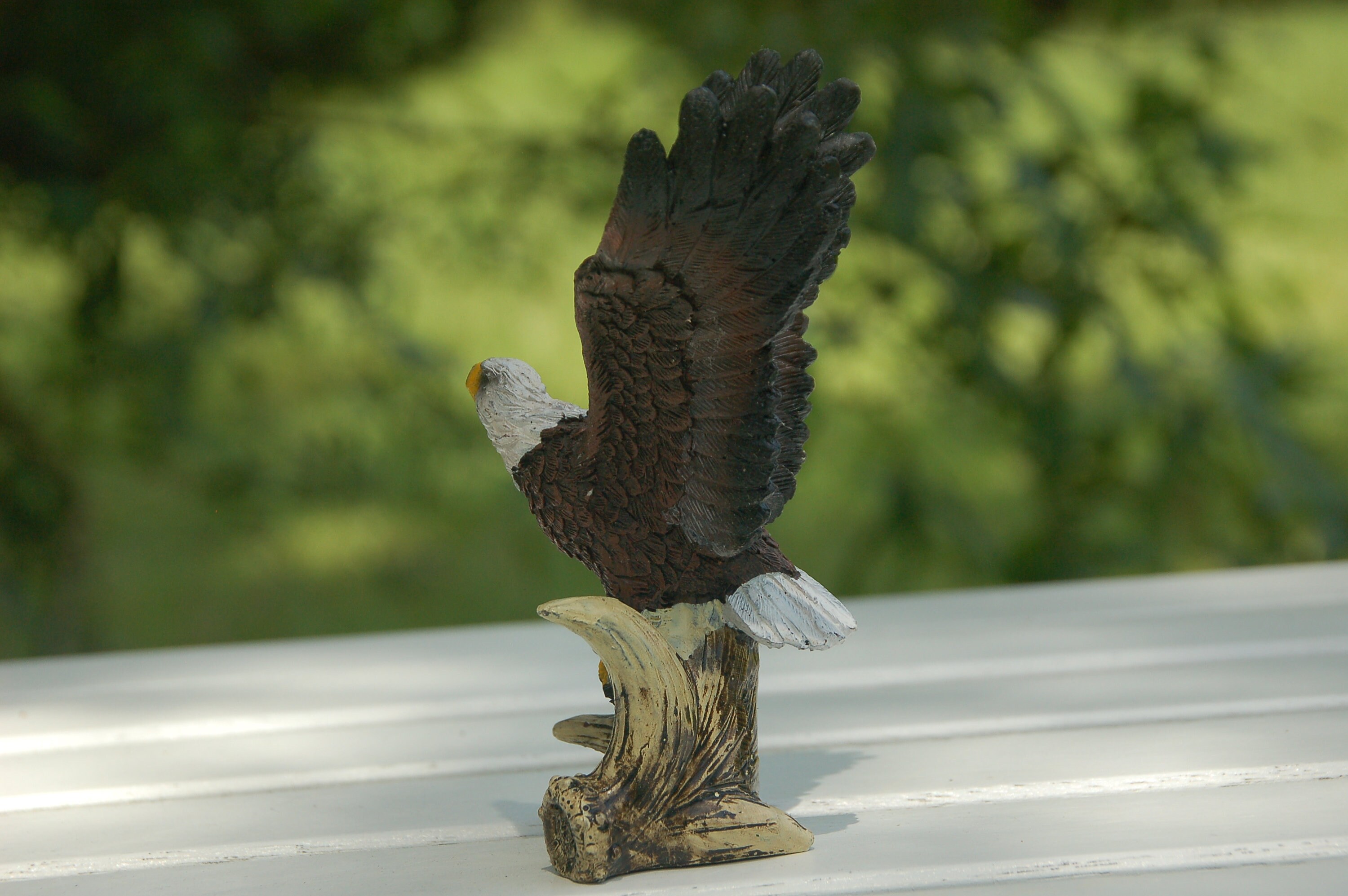 Vintage Resin Eagle Figurine Home Decor Collectible | Etsy