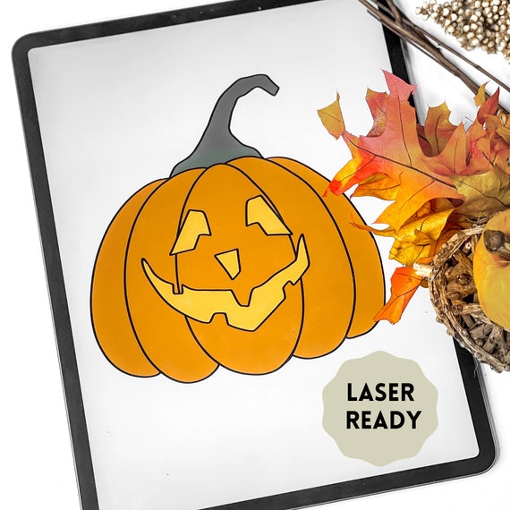 Smiley Jack Jack O' Lantern Scroll Saw Template Laser Etsy