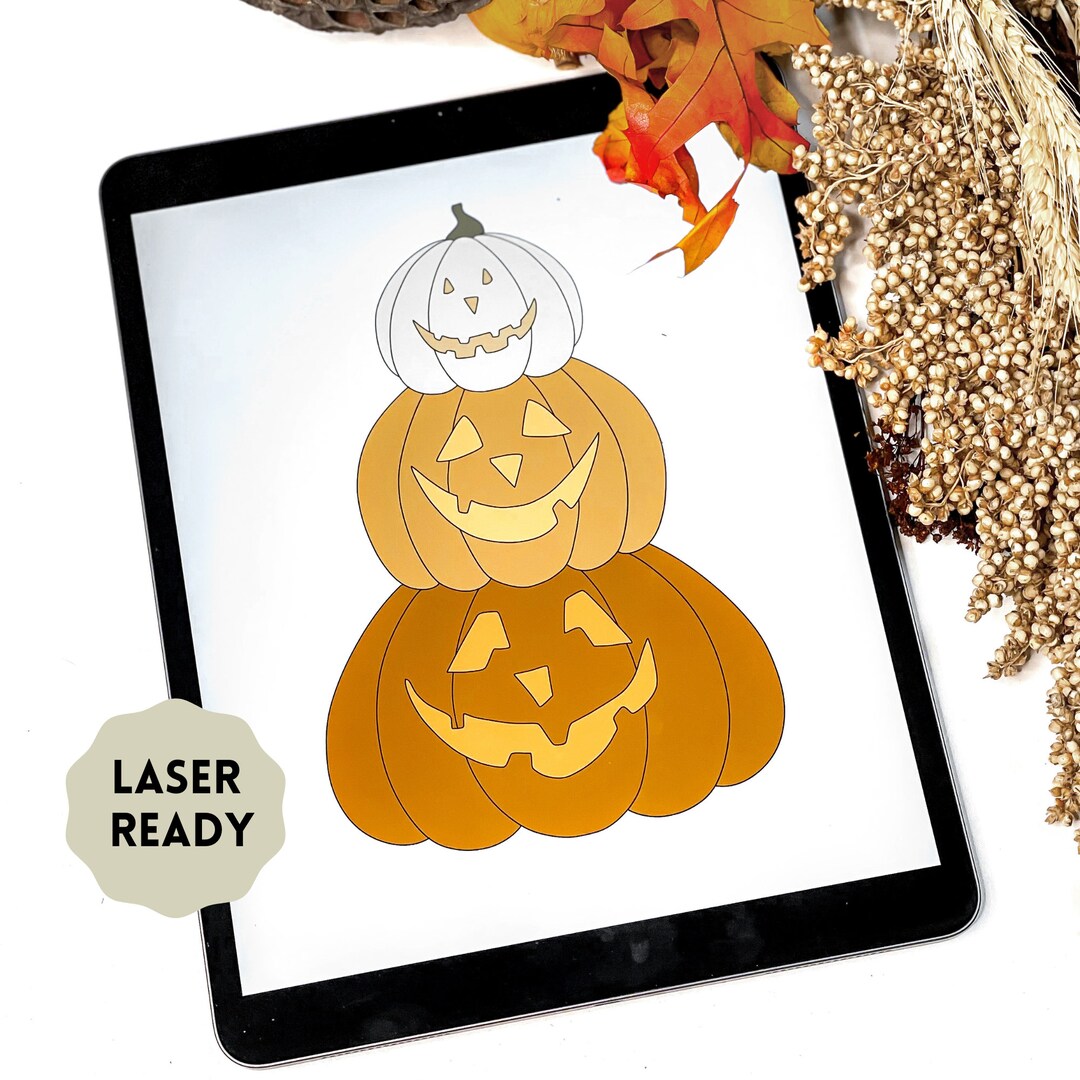 Jack Stack Jack O Lanterns Scroll Saw Template Laser Ready Cut File