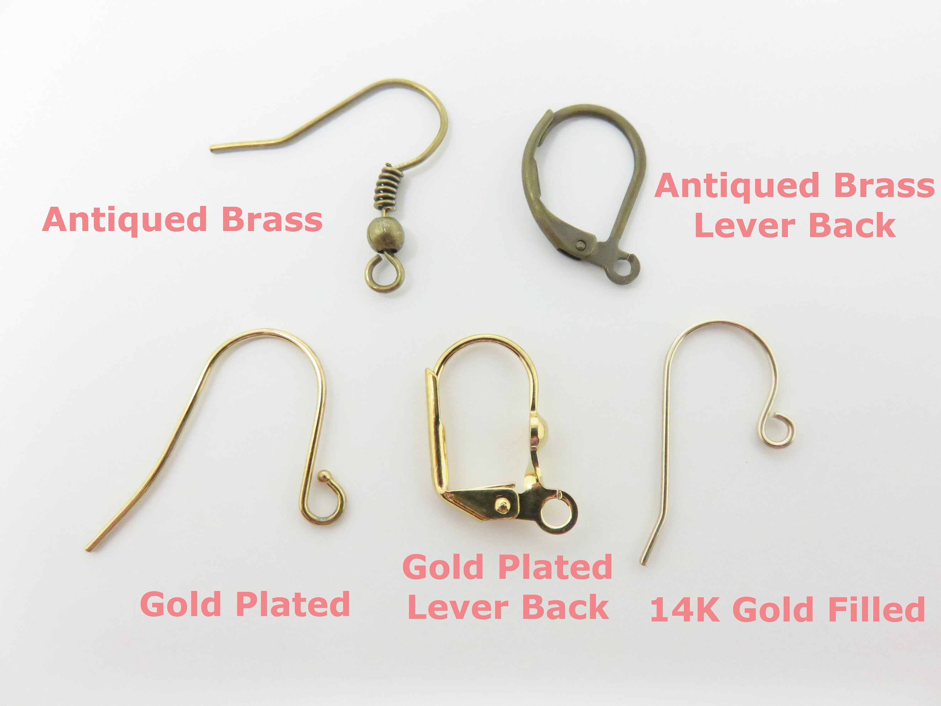 Gold Bird Earrings You Choose Ear Wires - 14K Gold, Lever