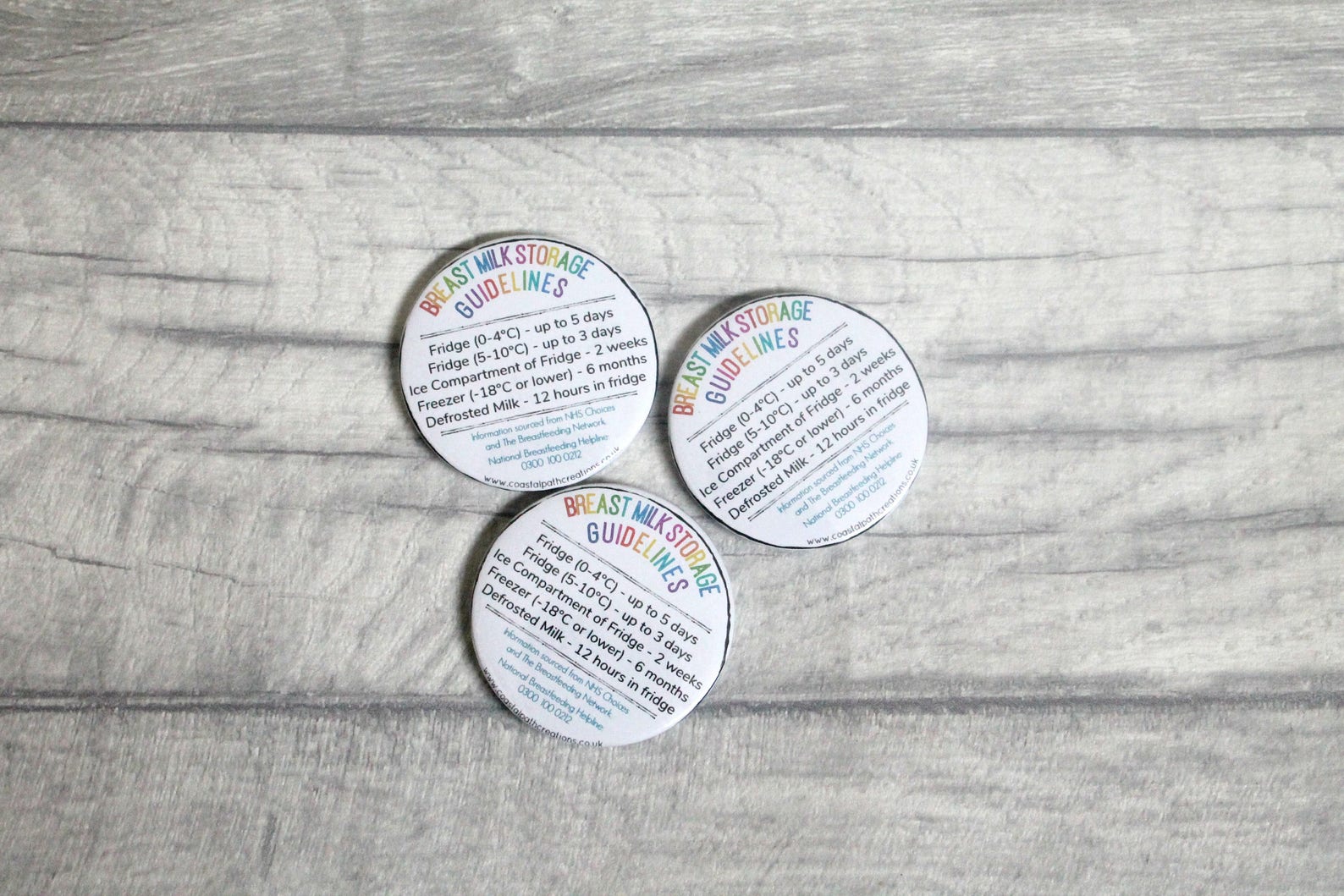 Expressed Breast Milk Storage Guidelines Breastfeeding Etsy