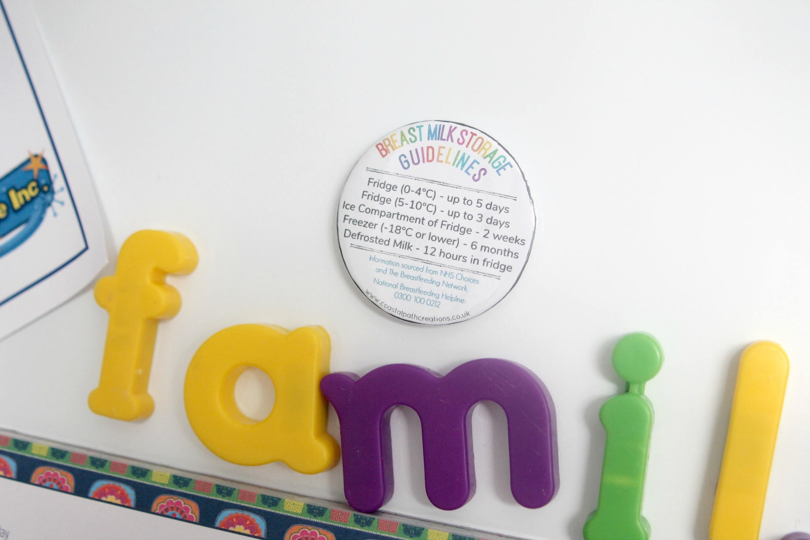 Expressed Breast Milk Storage Guidelines Breastfeeding Etsy