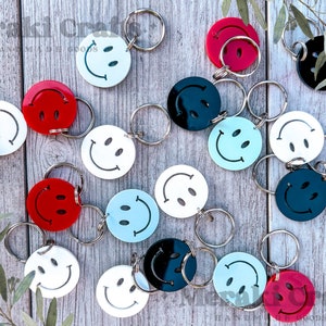 Smiley Face Keychain