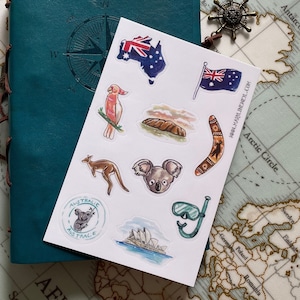 Stickers voyage Australie