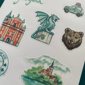 Slovenia travel stickers image 2