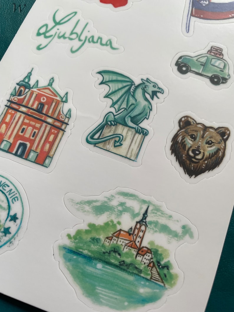 Slovenia travel stickers image 2