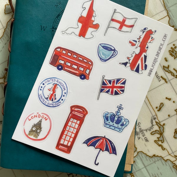 Stickers voyage Angleterre