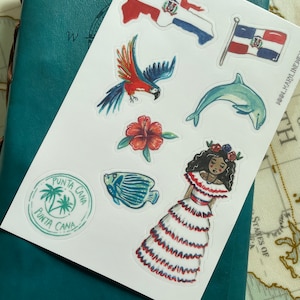 Dominican Republic travel stickers