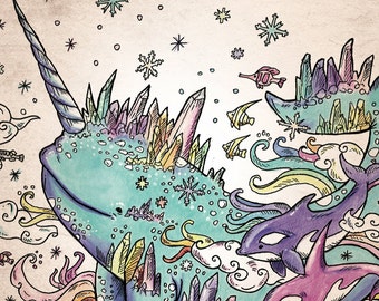 digital coloring book "Magical creatures to color"