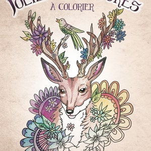 livre de coloriage Jolies créatures à colorier image 1