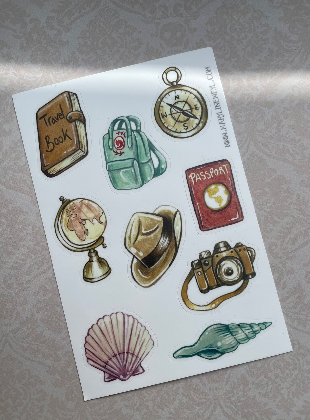 Sticker A6 A6 Travel Stickers Board - Etsy