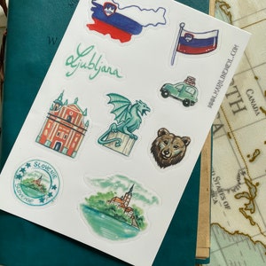 Slovenia travel stickers image 1