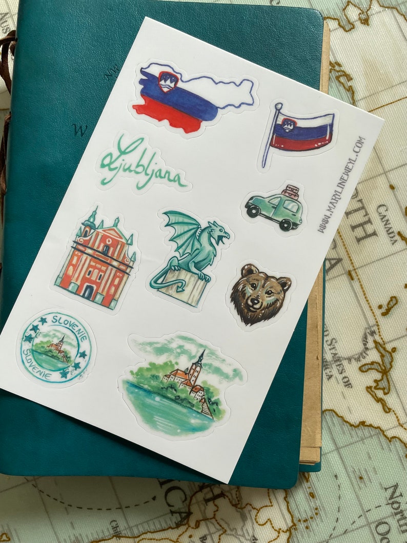 Slovenia travel stickers image 1