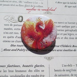 broche badge pins phénix oiseau de feu image 1