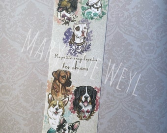 Marque page chien