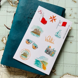 Adesivi da viaggio per Malta