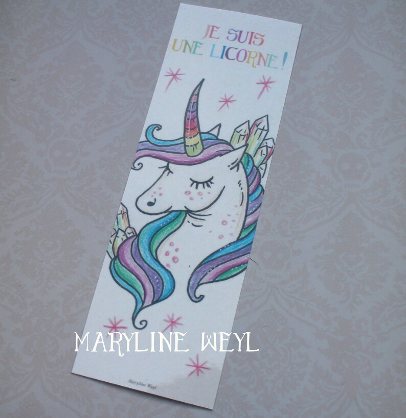 6 Marque-pages Magnétiques Licornes Arc-en-ciel - Cadeau Mignon Pour Enfants, Lecteurs, étudiants - 3