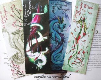 Asian dragon bookmark