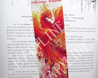 Bookmark Phoenix Bird of fire