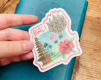 Bali travel stickers