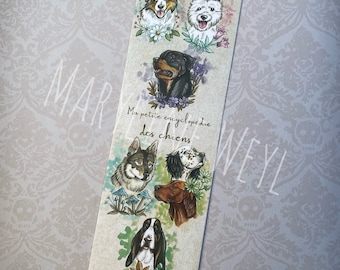 Marque page chien