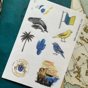 Reiseaufkleber Kanarische Inseln Teneriffa