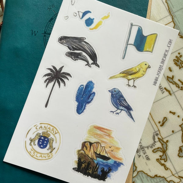Travel stickers Canary Islands Tenerife