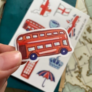 England travel stickers image 2