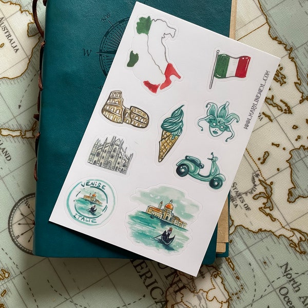 Stickers voyage Italie