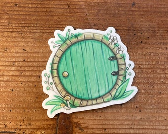 Hobbit mini fairy door stickers