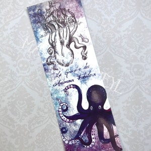 Kraken Oktopus Lesezeichen
