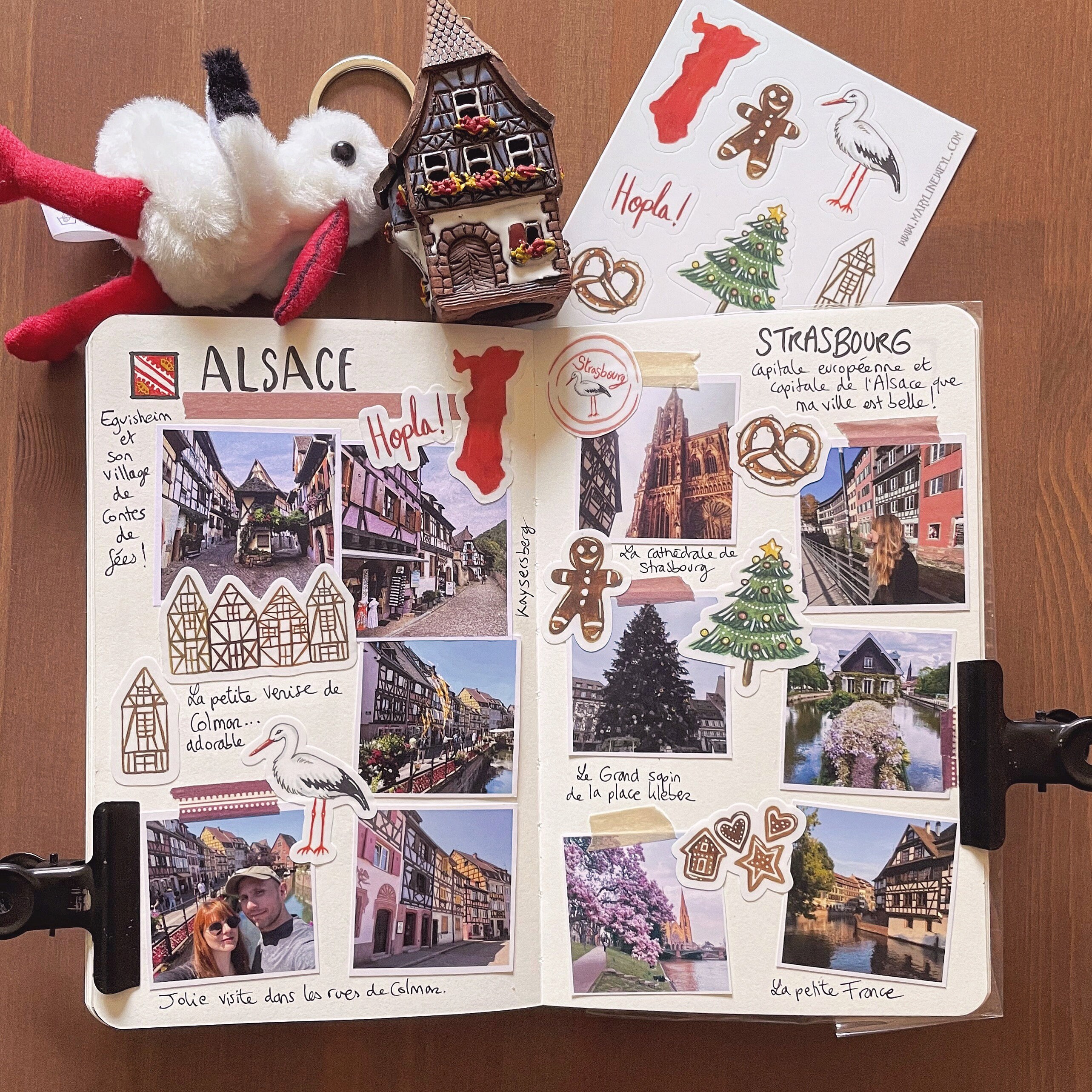 Alsace Strasbourg Travel Stickers - Etsy