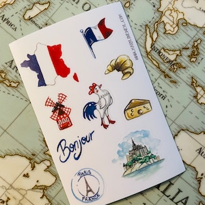 Adesivi di viaggio in Francia