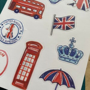 England travel stickers image 3