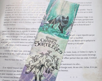 Bookmark Silver Fox "foxes, charms and spells"