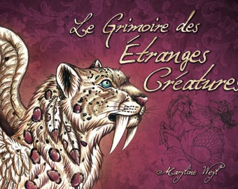 livre "le grimoire des étranges créatures"