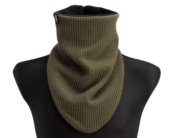 Manufacture13 Windbreaker - Bandana, Neck Scarf, Multifunctional Scarf, Cotton Scarf, Triangle Scarf, Suitable for Motorcycle & Bicycle (Olive)